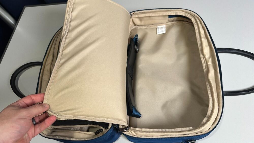Nomad Lane Bento Bag Blue Nylon 24L Underseat Personal Item Travel Duffel Bag - Picture 11 of 16